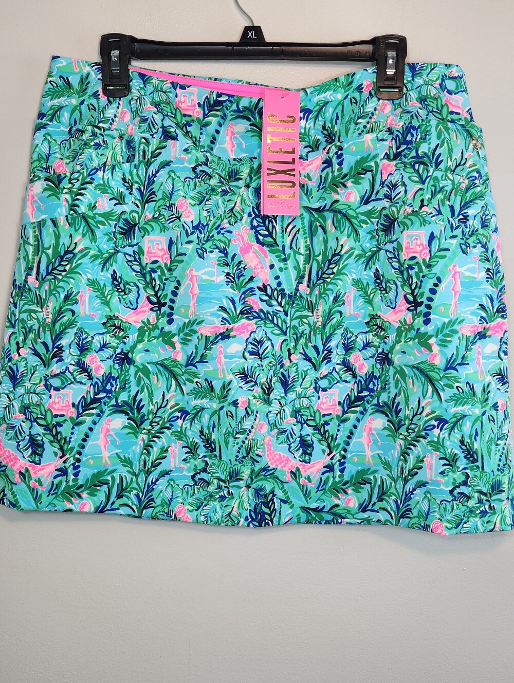 Lilly Pulitzer Monica Luxletic Skort Blue Horizon Golf Tennis Pickleball NWT